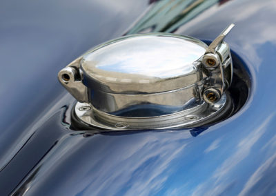 Lemans style gas cap finished in CHROME